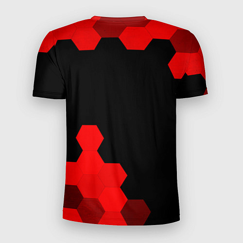 Мужская спорт-футболка Among Us - red gradient вертикально / 3D-принт – фото 2