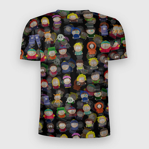 Мужская спорт-футболка Южный парк лого и Картман / 3D-принт – фото 2