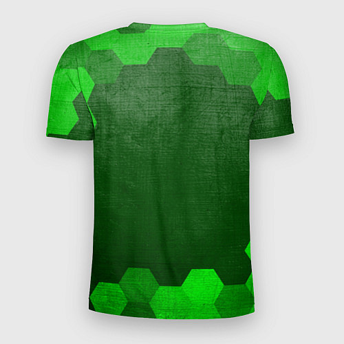 Мужская спорт-футболка Dongfeng - green gradient / 3D-принт – фото 2