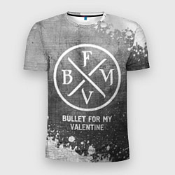 Футболка спортивная мужская Bullet For My Valentine - grey gradient, цвет: 3D-принт