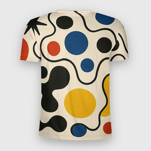 Мужская спорт-футболка Пятна / 3D-принт – фото 2