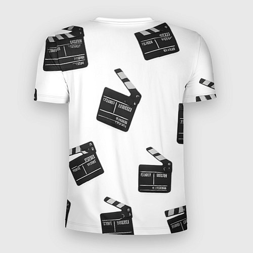 Мужская спорт-футболка Съёмочная хлопушка / 3D-принт – фото 2