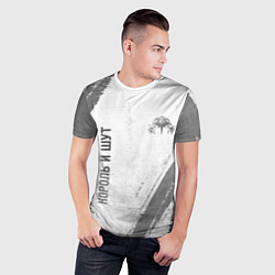 Футболка спортивная мужская Король и Шут - white gradient вертикально, цвет: 3D-принт — фото 2