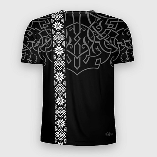 Мужская спорт-футболка Славянские символы традиции народа / 3D-принт – фото 2