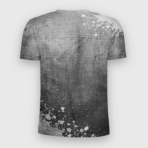 Мужская спорт-футболка Slipknot - grey gradient вертикально / 3D-принт – фото 2