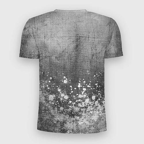 Мужская спорт-футболка Iron Maiden - grey gradient посередине / 3D-принт – фото 2