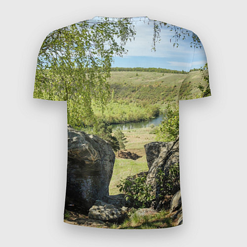 Мужская спорт-футболка Ведьмины холмы на Красивой Мече / 3D-принт – фото 2