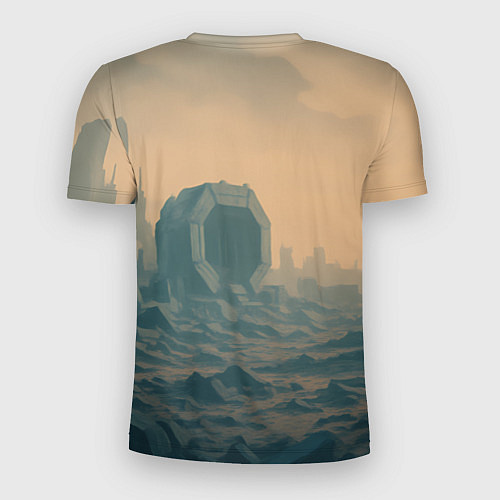 Мужская спорт-футболка Гиппоптимус Прайм - бегемот трансформер / 3D-принт – фото 2