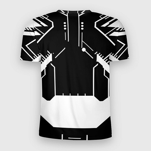 Мужская спорт-футболка Monster energy geometry / 3D-принт – фото 2