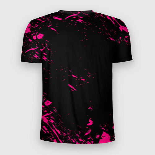 Мужская спорт-футболка Monster energy неоновые краски лого / 3D-принт – фото 2