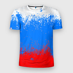 Мужская спорт-футболка Патриот - флаг