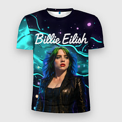 Мужская спорт-футболка Певица Билли Айлиш