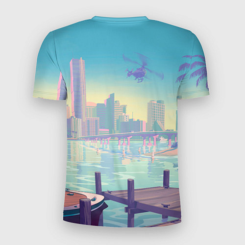 Мужская спорт-футболка Лусия Каминос и Джейсон Дюваль из Gta 6 / 3D-принт – фото 2