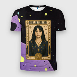 Футболка спортивная мужская Билли Айлиш в стиле Таро, цвет: 3D-принт