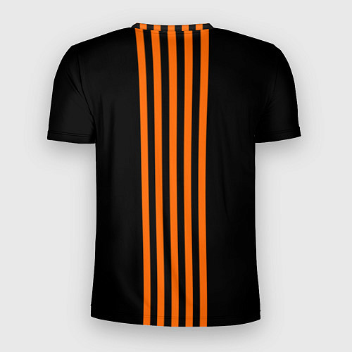 Мужская спорт-футболка ФК Урал - полоски / 3D-принт – фото 2
