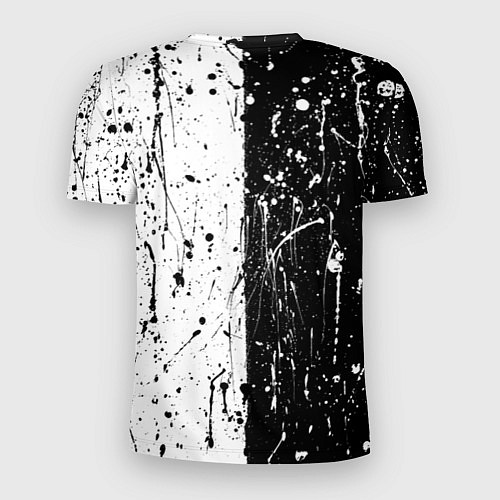 Мужская спорт-футболка Антиматерия подтеки / 3D-принт – фото 2