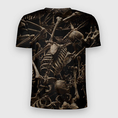Мужская спорт-футболка Человеческие кости / 3D-принт – фото 2