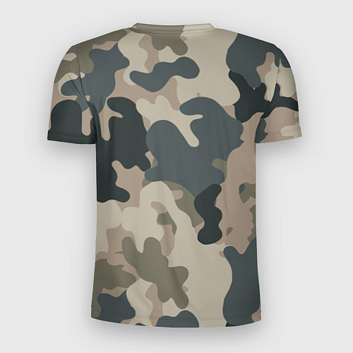 Мужская спорт-футболка Bones логотип на камуфляже / 3D-принт – фото 2