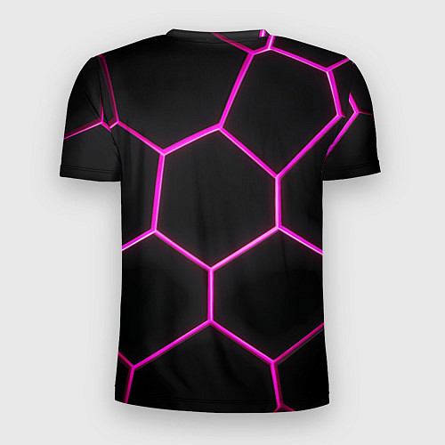 Мужская спорт-футболка Bones белый глитч лого / 3D-принт – фото 2