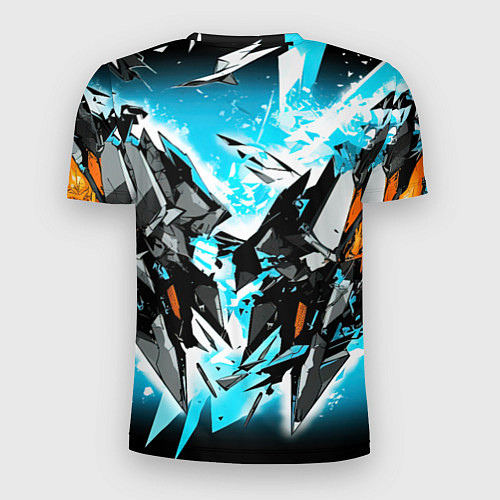 Мужская спорт-футболка Bones логотип в стиле стикеров / 3D-принт – фото 2