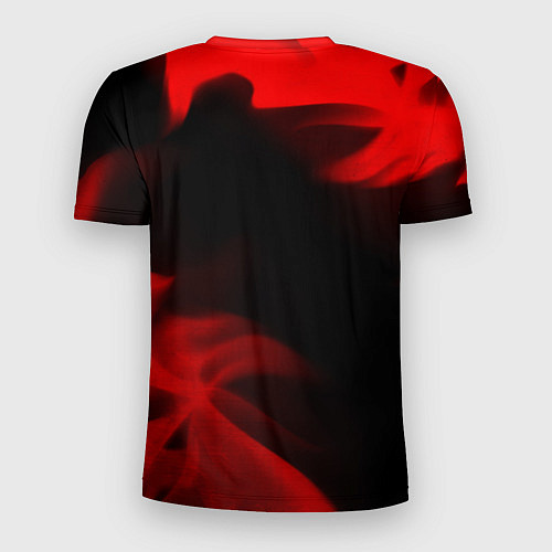 Мужская спорт-футболка Stray - red gradient вертикально / 3D-принт – фото 2
