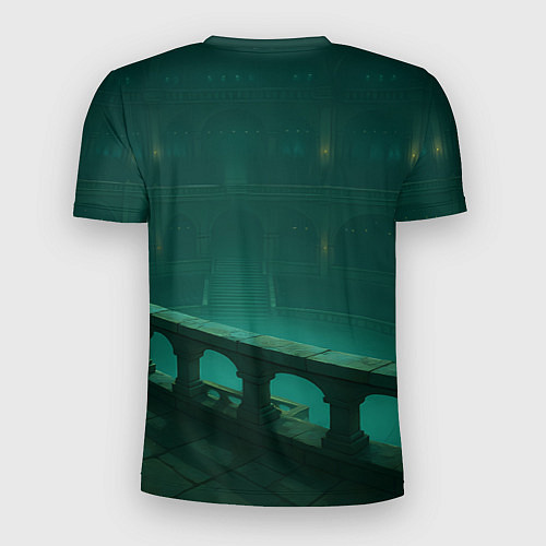 Мужская спорт-футболка Игра в кальмара - игрок 067 в стойке бойца / 3D-принт – фото 2