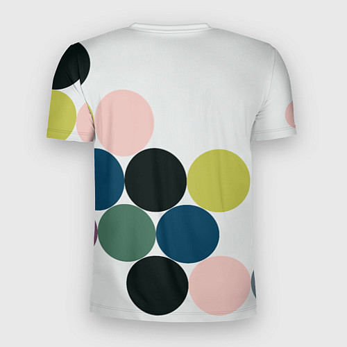 Мужская спорт-футболка Кластер чил - абстракция / 3D-принт – фото 2