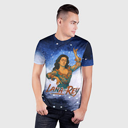 Футболка спортивная мужская Lana Del Rey танцует, цвет: 3D-принт — фото 2