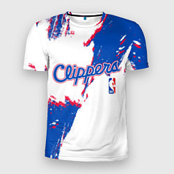 Мужская спорт-футболка Клипперс - разлитая краска