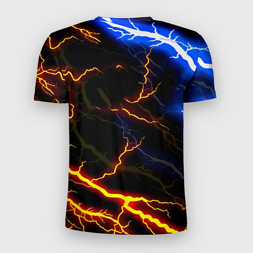 Мужская спорт-футболка Doom молнии шторм / 3D-принт – фото 2