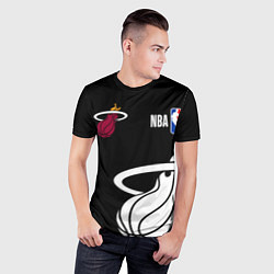 Футболка спортивная мужская Miami Heat - NBA team, цвет: 3D-принт — фото 2
