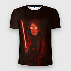 Мужская спорт-футболка Рик - владыка ситх