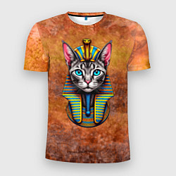 Футболка спортивная мужская Богиня-кошка Баст, цвет: 3D-принт