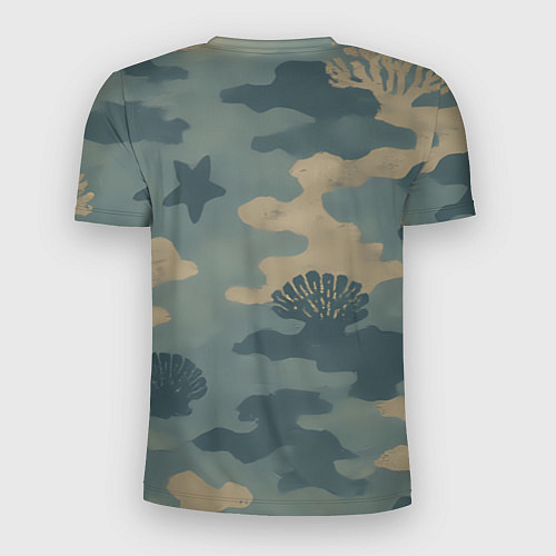 Мужская спорт-футболка ВМФ пехотинец волк / 3D-принт – фото 2
