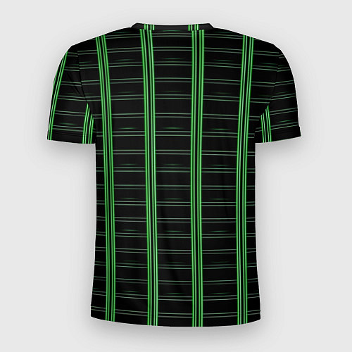 Мужская спорт-футболка Color black cage / 3D-принт – фото 2