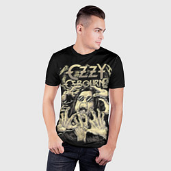 Футболка спортивная мужская Ozzy Osbourne - head and hands, цвет: 3D-принт — фото 2