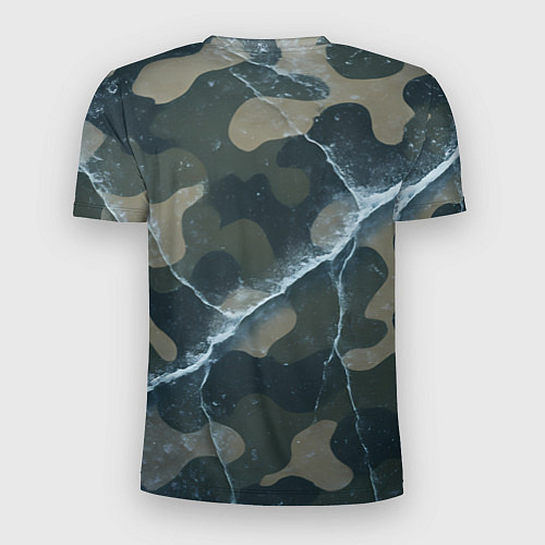 Мужская спорт-футболка Ледяной камуфляж / 3D-принт – фото 2