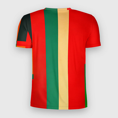 Мужская спорт-футболка Милитари девушка на оружейной башне ретрофутуризм / 3D-принт – фото 2