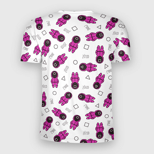 Мужская спорт-футболка Персонажи корейского сериала игра в кальмара / 3D-принт – фото 2