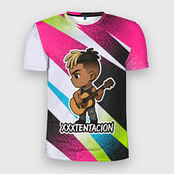 Футболка спортивная мужская XXXTentacion в мультяшном стиле, цвет: 3D-принт