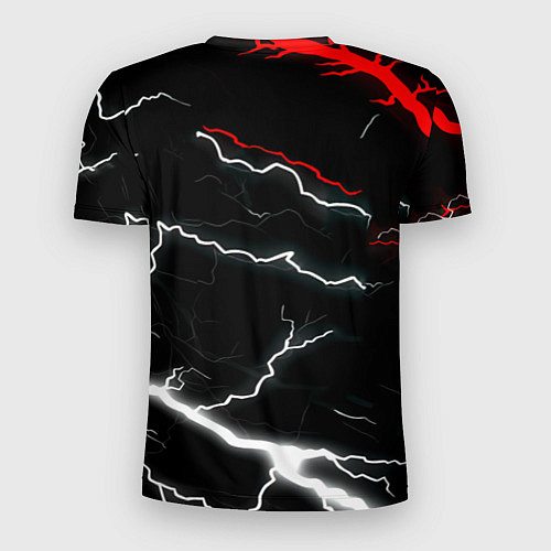 Мужская спорт-футболка Doom шторм текстура / 3D-принт – фото 2