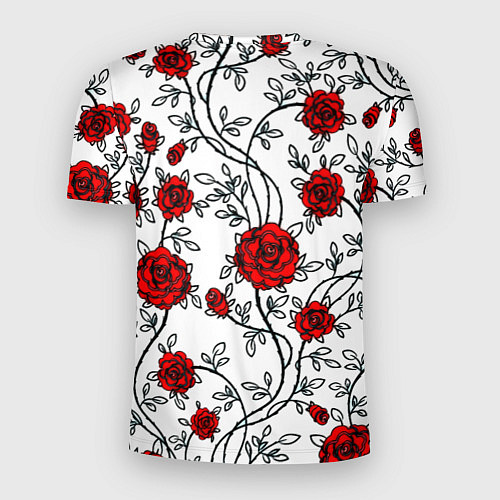 Мужская спорт-футболка Doom розы / 3D-принт – фото 2
