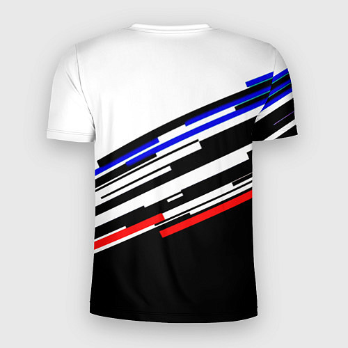 Мужская спорт-футболка Doom line color / 3D-принт – фото 2