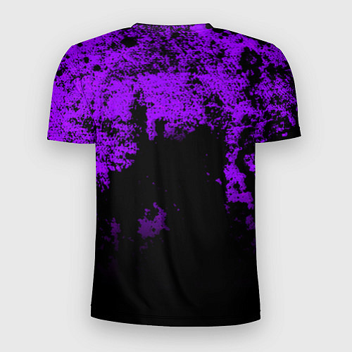 Мужская спорт-футболка Самурай при луне / 3D-принт – фото 2