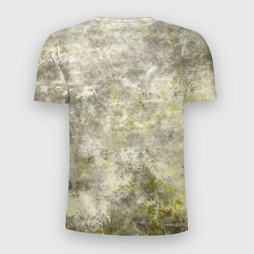 Мужская спорт-футболка Абстракция - yellow acidic liquid / 3D-принт – фото 2