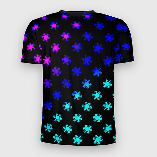 Мужская спорт-футболка Doom winter neon / 3D-принт – фото 2