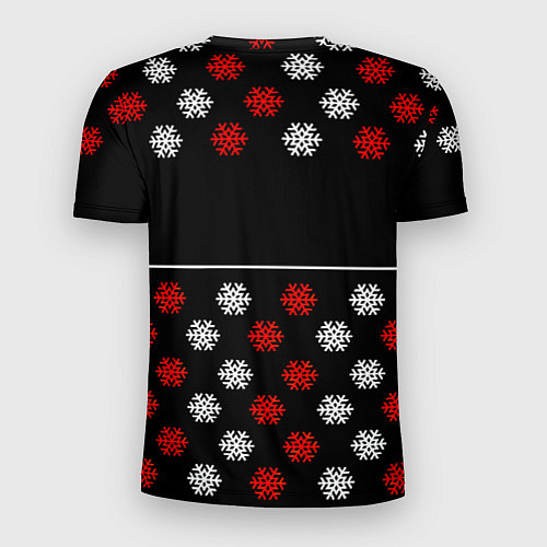 Мужская спорт-футболка Doom winter pattern steel / 3D-принт – фото 2