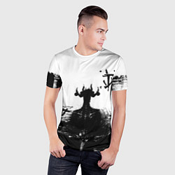 Футболка спортивная мужская Doom демон марса, цвет: 3D-принт — фото 2