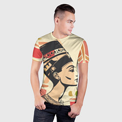 Футболка спортивная мужская Нефертити, цвет: 3D-принт — фото 2