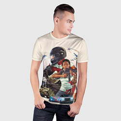 Футболка спортивная мужская GTA Online, цвет: 3D-принт — фото 2